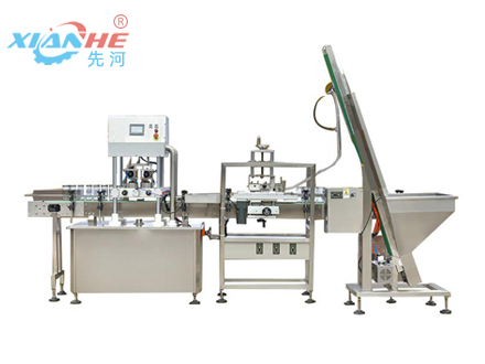 先河旋蓋機系列全自動雙頭馬口鐵蓋旋蓋機